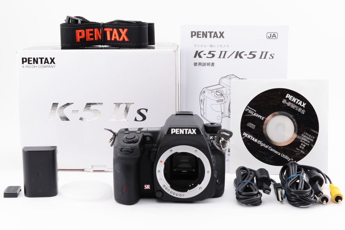 1円 極上元箱付 PENTAX K-5 IIs ボディ デジタル 一眼レフカメラ  