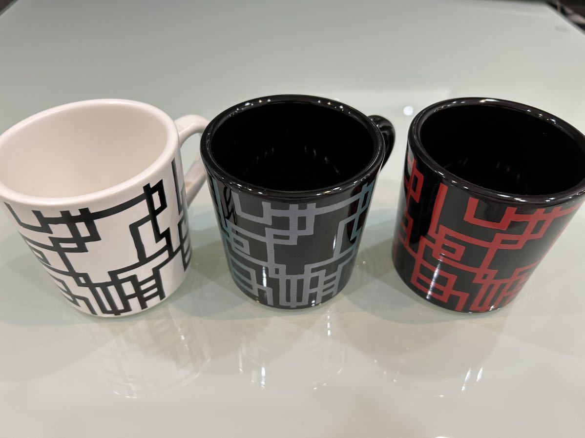 品 布袋寅泰 HOTEI 布袋さん マグカップ BLACK RED 3個セット LIVE