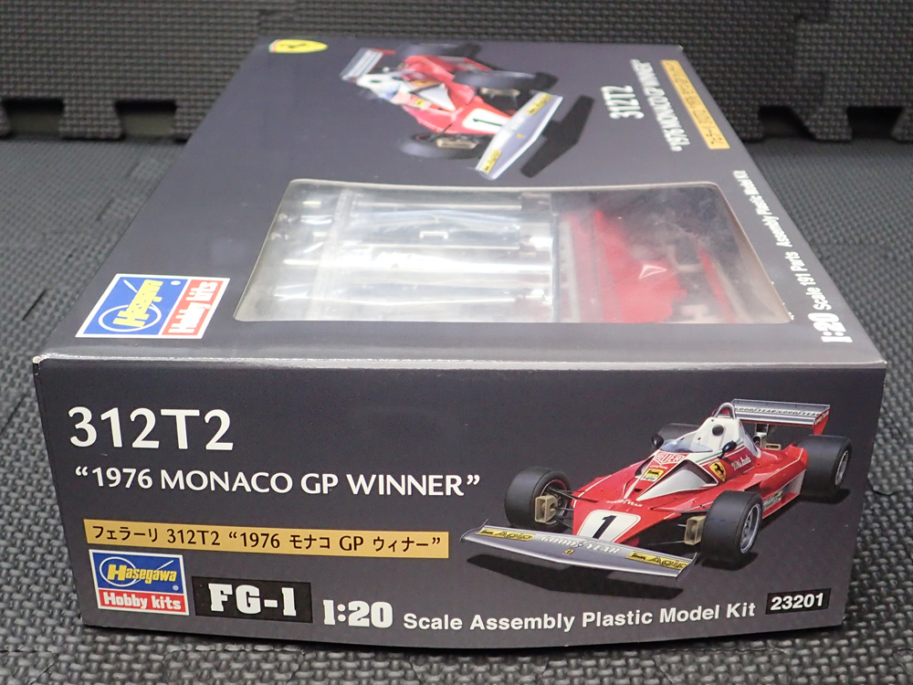 【未開封・未組立】ハセガワ 1/20 FG-1 フェラーリ 312T2 1976 モナコGP ウイナー（FERRARI 312T2 "1976 MONACO GP WINNER"） 