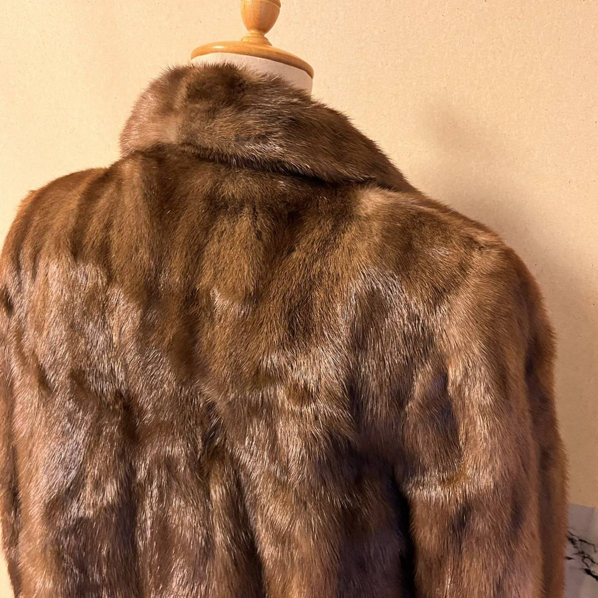 Wood Notes by OSFUR デミバフミンク MINK 最高級毛皮 ハーフコート 
