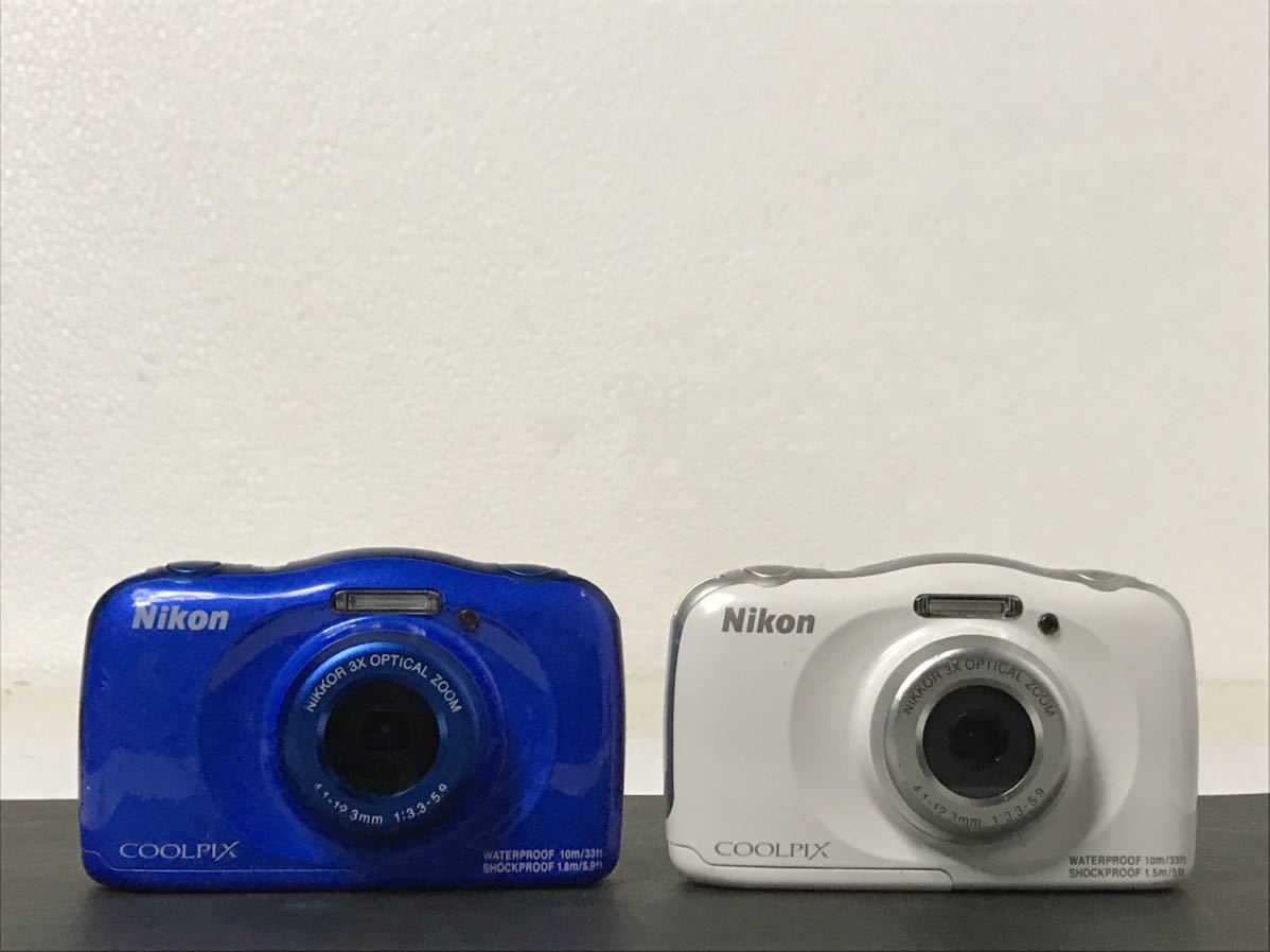 Nikon COOLPIX S33 W100 ニコン デジタルカメラ デジカメ ジャンク ③