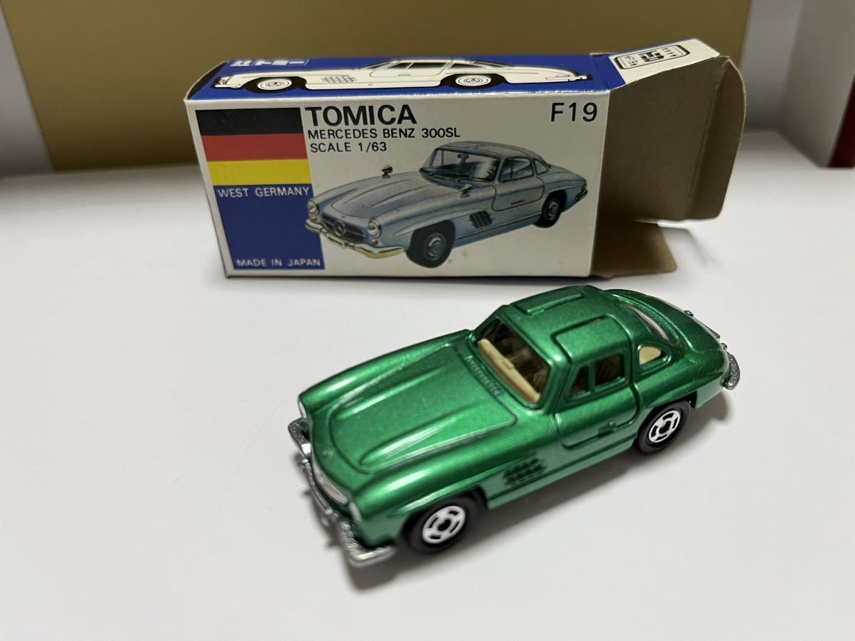 トミカ F19 メルセデスベンツ 300SL 小田急百貨店特注 黒箱 青箱 日本