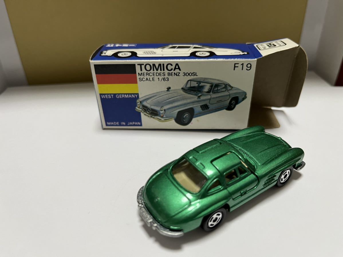 トミカ F19 メルセデスベンツ 300SL 小田急百貨店特注 黒箱 青箱 日本