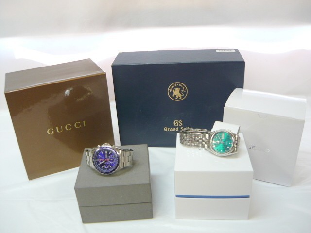 1000円スタート 腕時計2点 SEIKO セイコー 7T92-0CF0/7S26-01V0/空箱2点 Grand Seiko GS グランドセイコー/GUCCI グッチ [10/11] N10012