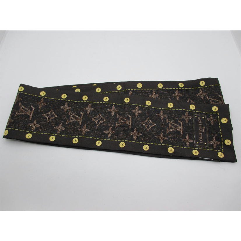 Louis Vuitton 22年 モノグラム柄 ベルト付き コットン シャツ ワンピース ホワイト 34 (185513