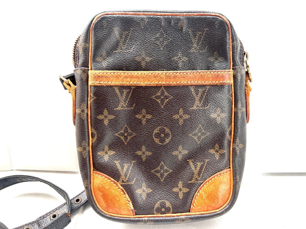 【中古】LOUIS VUITTON ルイヴィトン　ショルダーバッグ　カバン　モノグラム　ダヌーブ　ストラップ切れ有　M45266