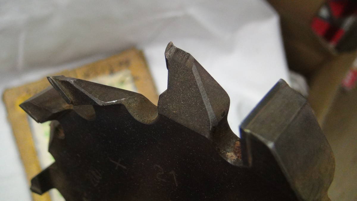 木工機械 №18　チップカッター200*21㍉*18PB 細かい欠けが数ヶ所_4