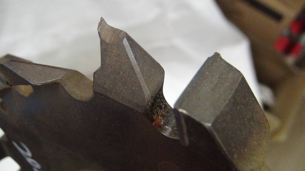 木工機械 №18　チップカッター200*21㍉*18PB 細かい欠けが数ヶ所_5