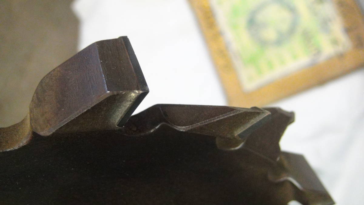 木工機械 №18　チップカッター200*21㍉*18PB 細かい欠けが数ヶ所_6