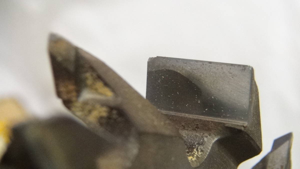 木工機械 №18　チップカッター200*21㍉*18PB 細かい欠けが数ヶ所_7