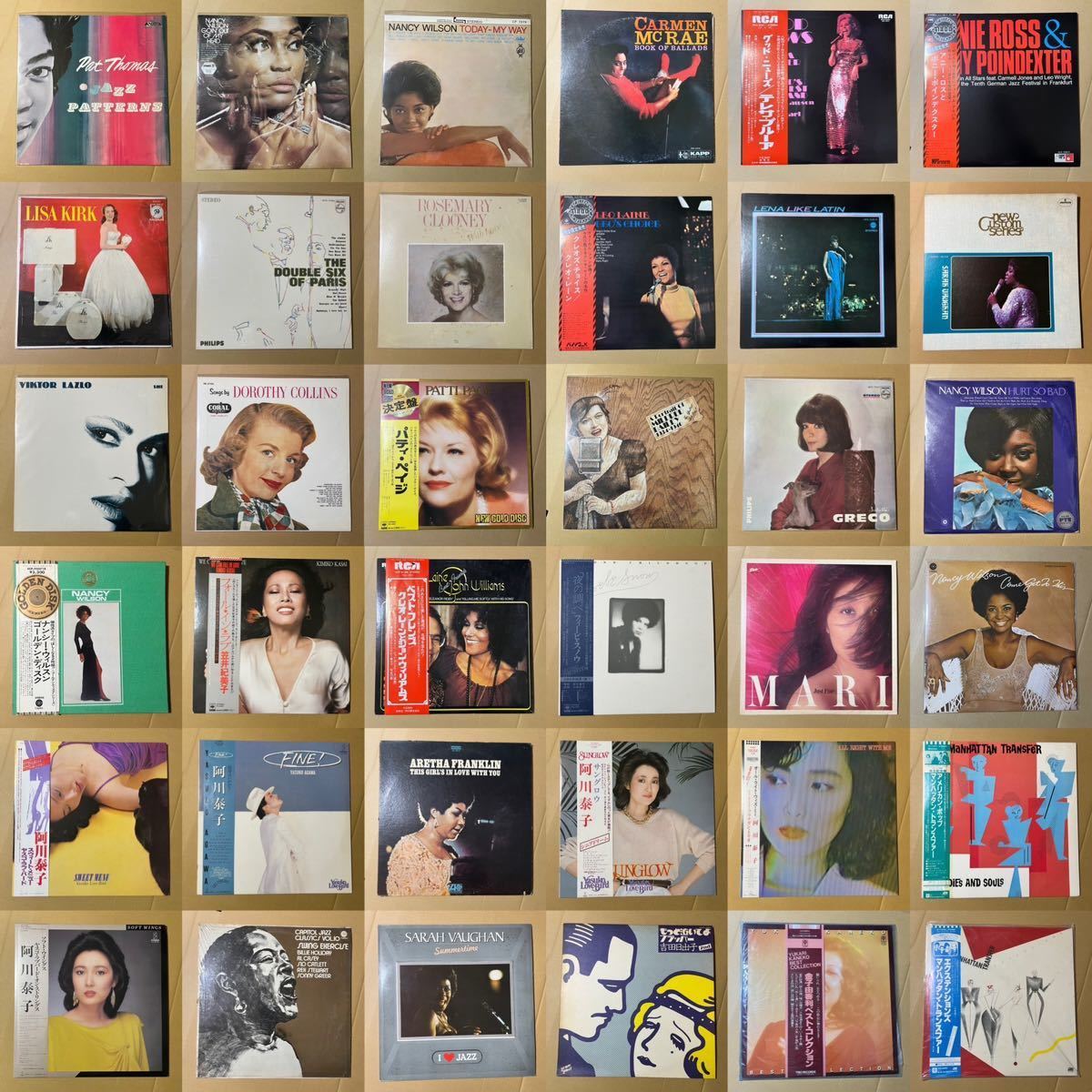 40枚 女性ジャズ・ボーカル JAZZ LP レコード セット ジャズ 当時物 名
