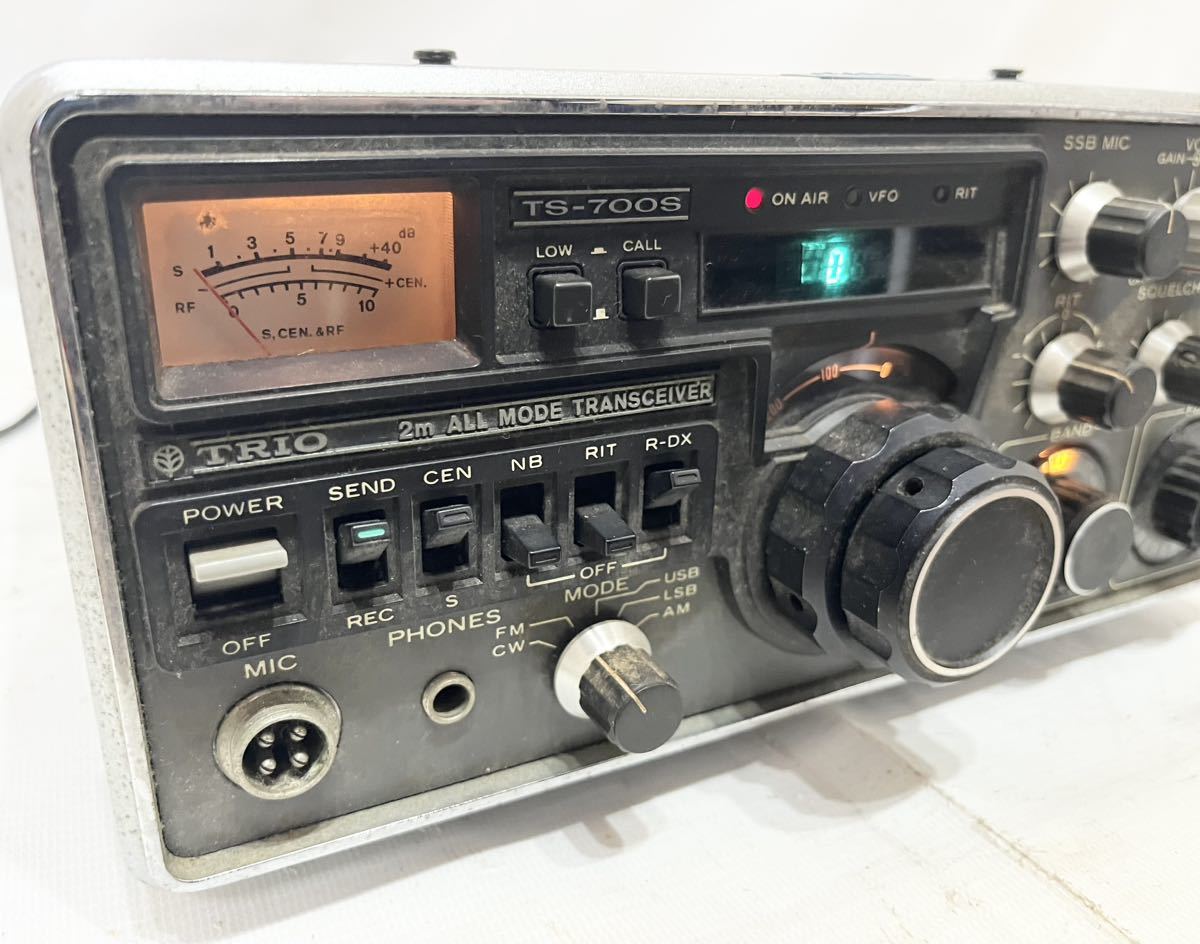 トリオ TS-700S トランシーバー 無線機 TRIO 通電確認済み アマチュア