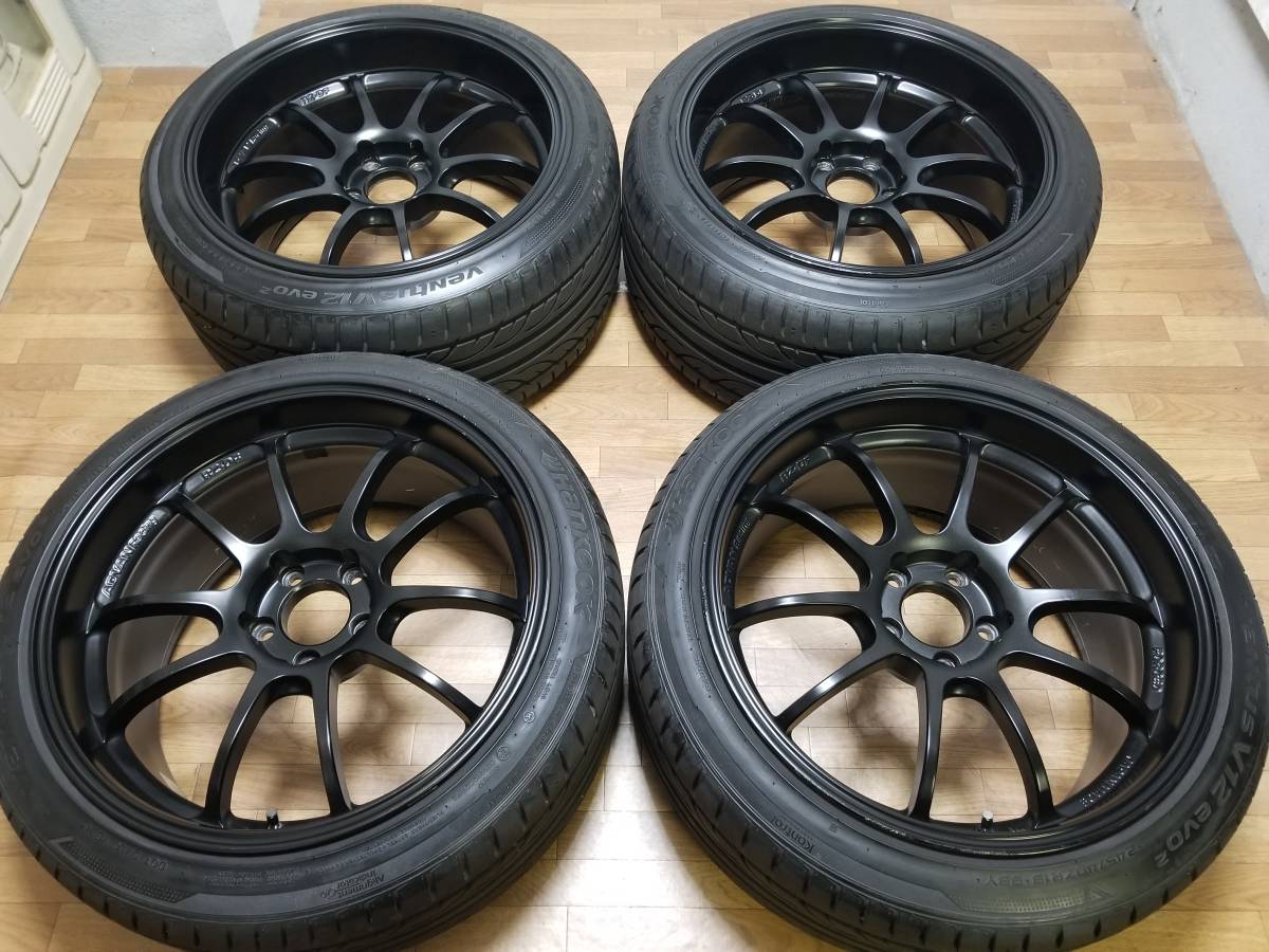 超希少】19インチ 10J +35 & 10.5J +25 PCD114.3 ADVAN Racing RZ-DF 