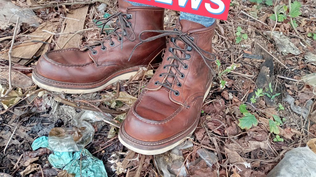 RED WING Copper Rough & Tough CLASSIC MOC US8.5D 26.5cm レッド 