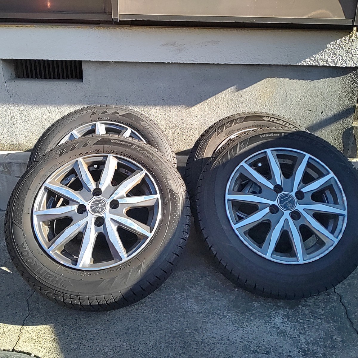 スタッドレス アルミ付き165/70-14 スズキソリオ等 ソリオ 165⁄70R14