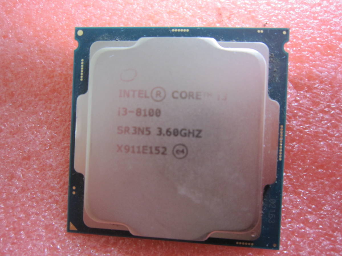 T263】CPU☆Core i3-8100 3.60GHz 5個セット Intel CPU Core T582CPU☆