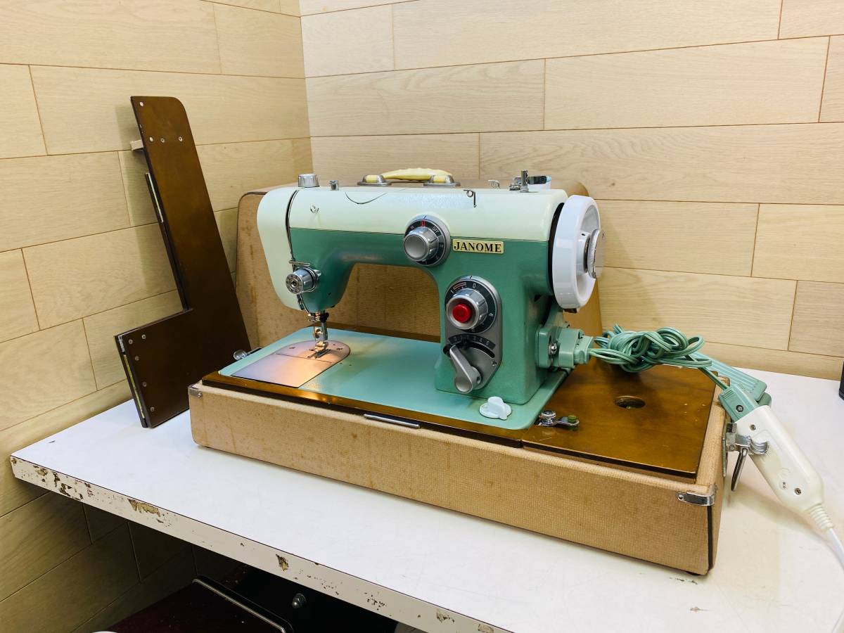 A 一部動作確認済 現状品 JANOME ジャノメミシン MODEL802 ペダル