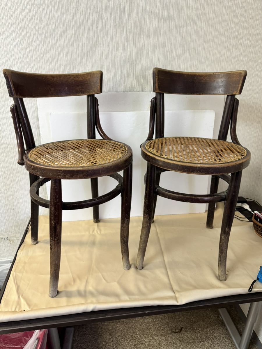 ②秋田木工 ② 秋田木工 曲げ木 椅子 チェア アンティーク