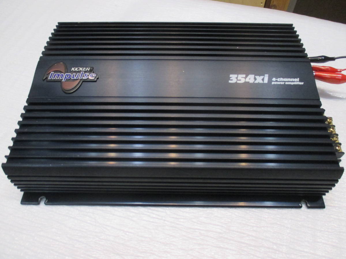 KICKERキッカーIMPULSE 354xi 4 channel アンプ