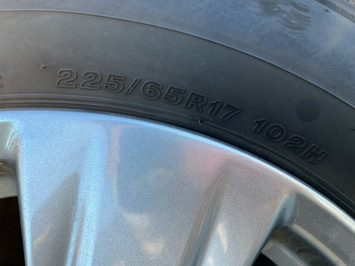 TOYOTA トヨタ RAV4 純正ホイール 225/65R17 102H BRIDGESTONE