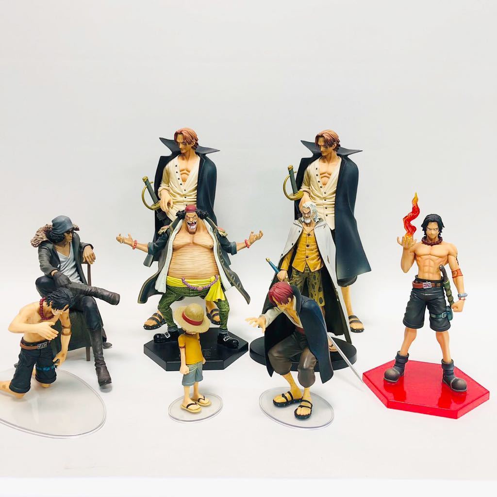 ワンピース フィギュア ルフィ エース レイリー シャンクス 黒ひげ 