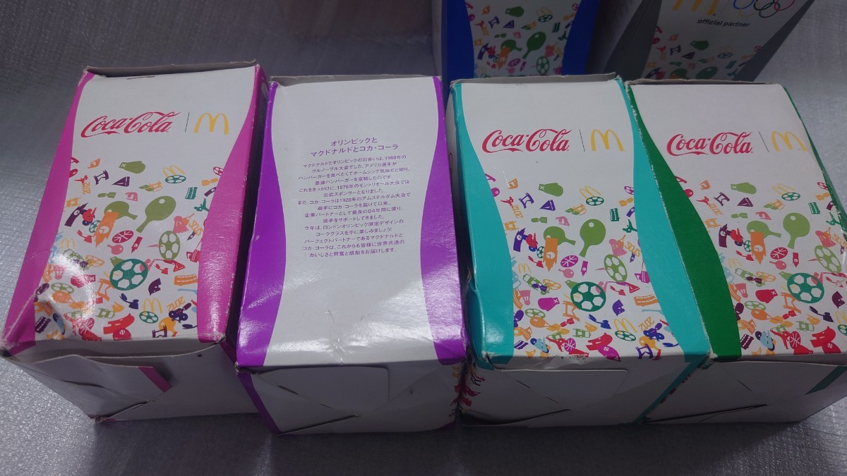 マクドナルド コカ・コーラ グラス コップ ガラス プラスチック 11個 セット_2