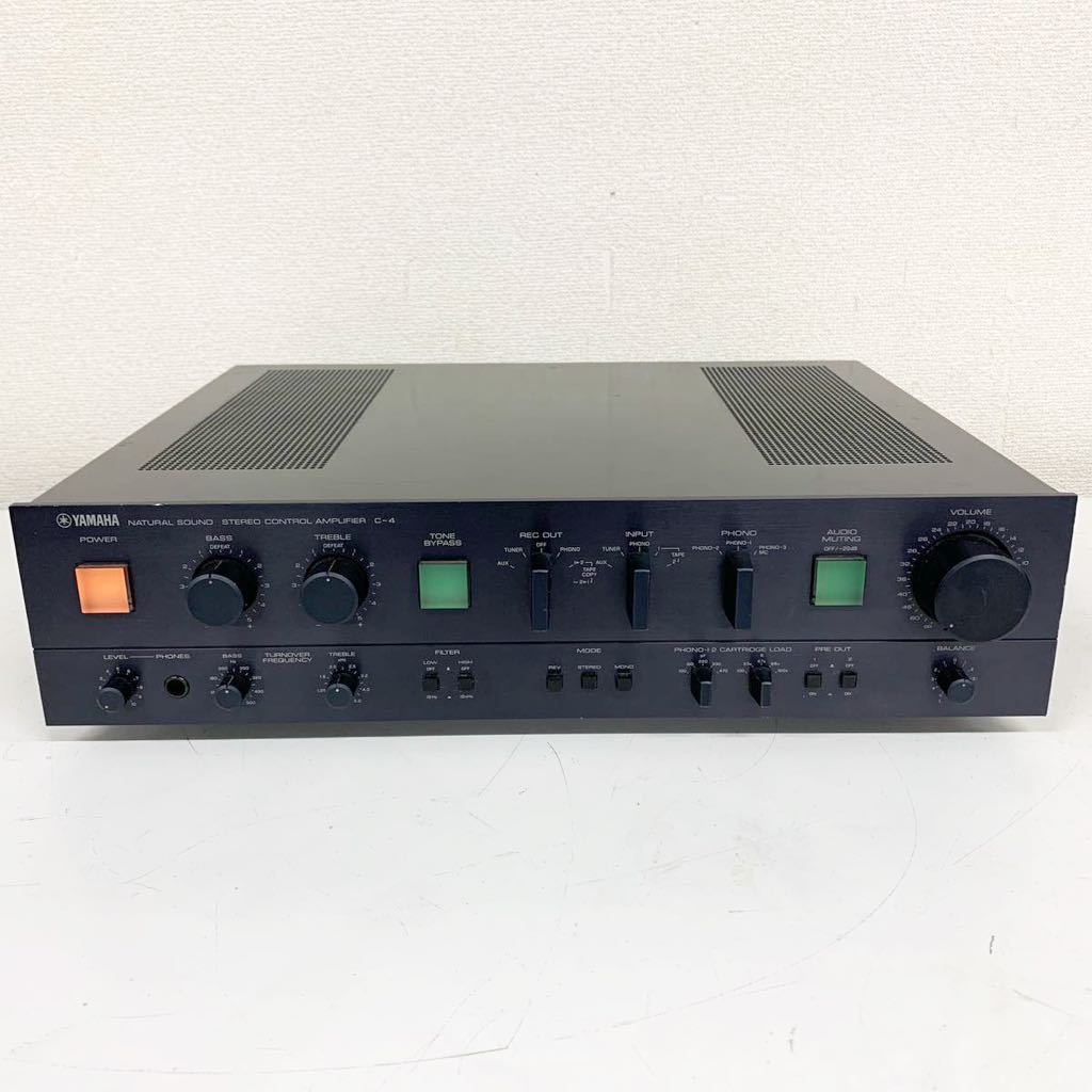 M-4】 YAMAHA C-4 プリアンプ コントロールアンプ ヤマハ 中古 音出し