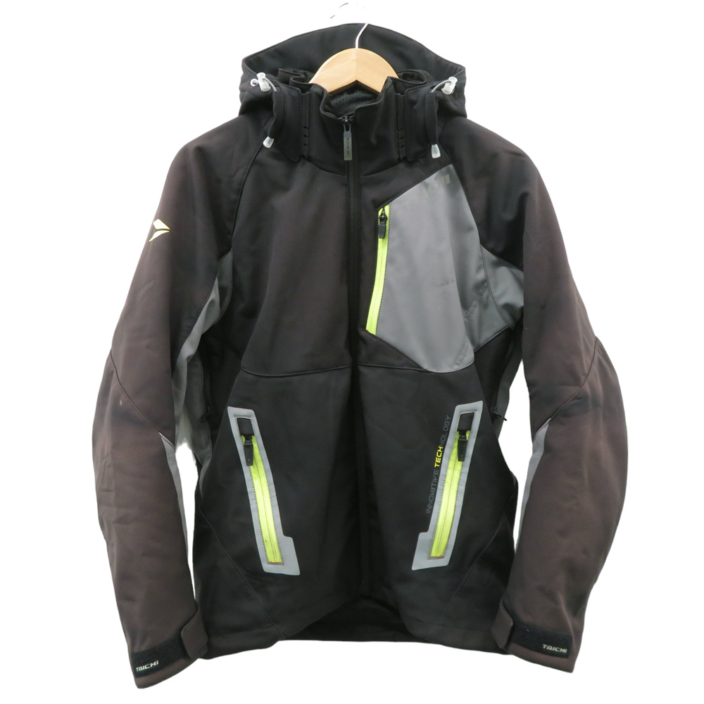 RS TAICHI アールエスタイチ RSJ702 ソフトシェル オールシーズン パーカー グレー系 M [240001871175] バイクウェア メンズ