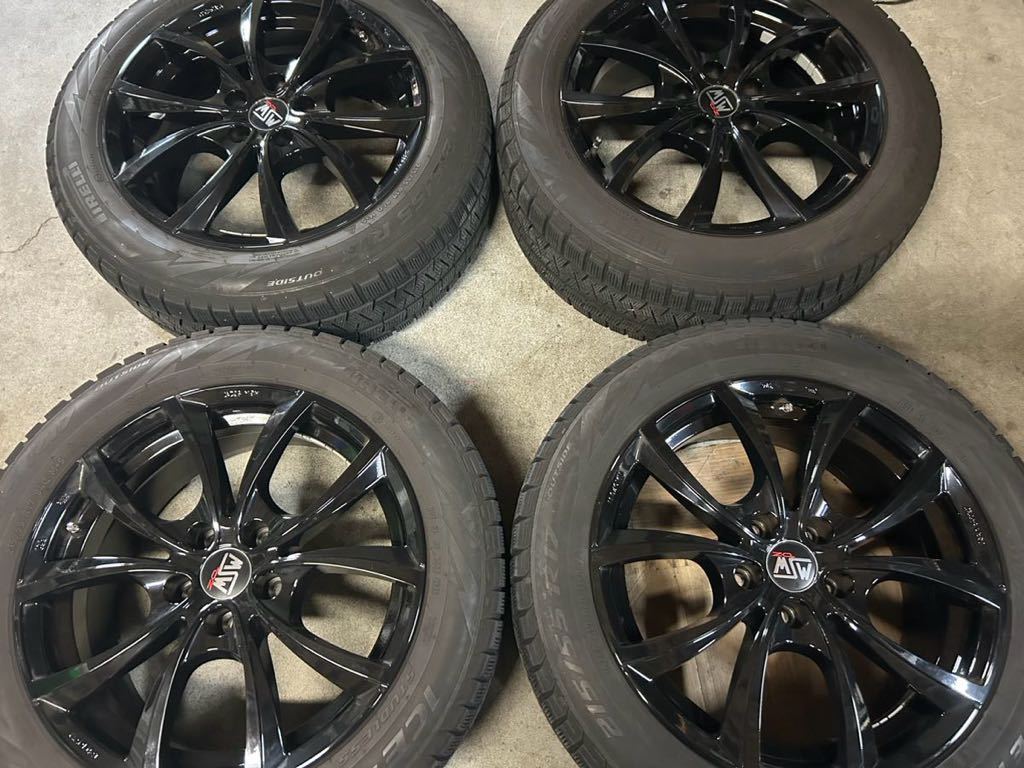 ☆OZ MSW PCD110 7.5J+40 ピレリ スタッドレス 215 55 17 MSW