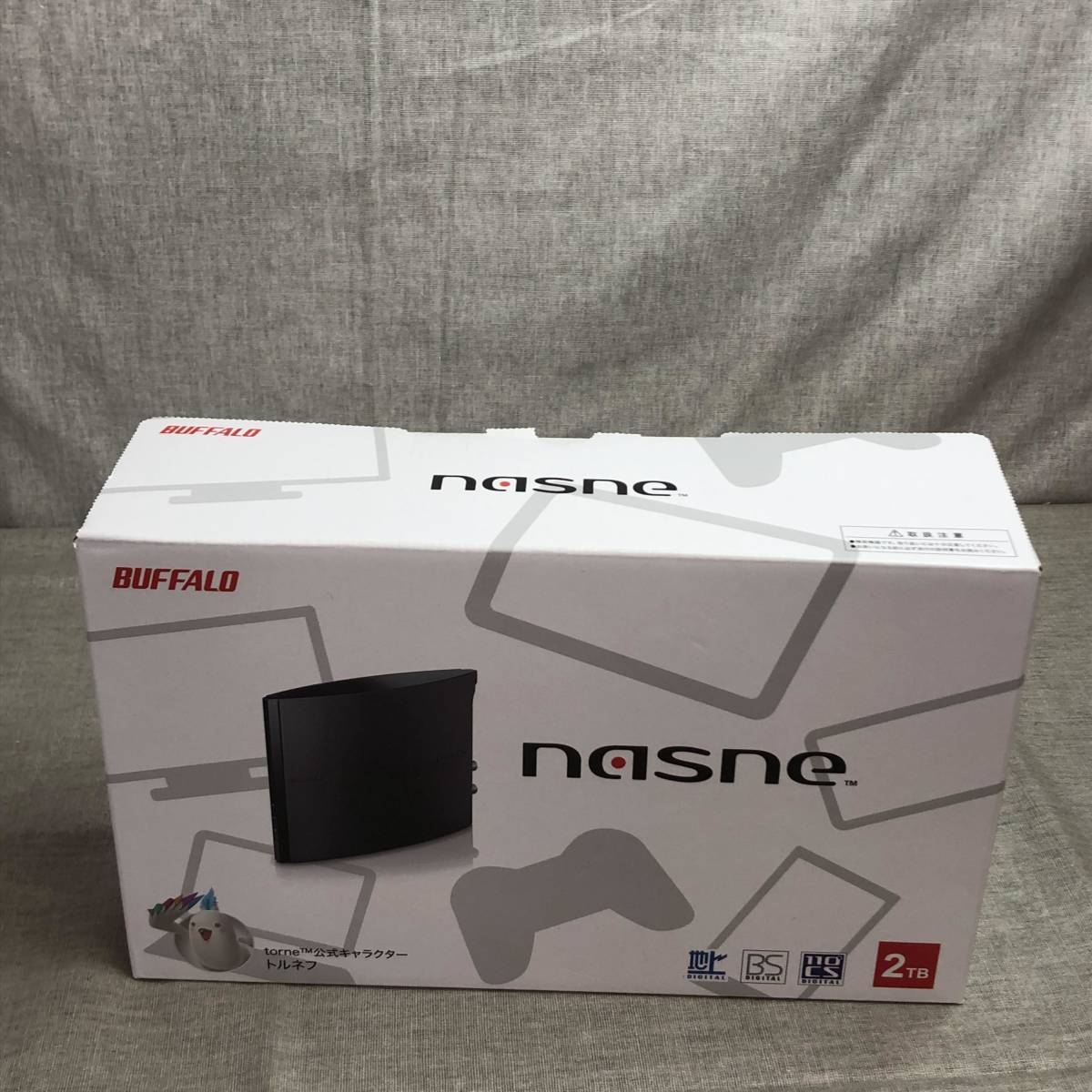 現状品 BUFFALO nasne HDDレコーダー 2TB 地デジ BS CS チューナー 