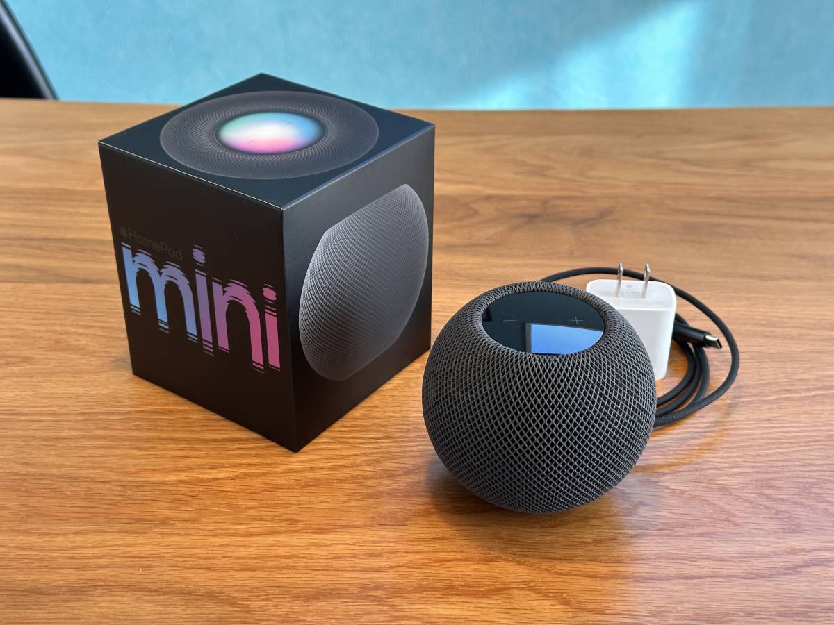 mini HomePod Apple スペースグレイ MY5G2J⁄A Pod 美品Apple 送料無料