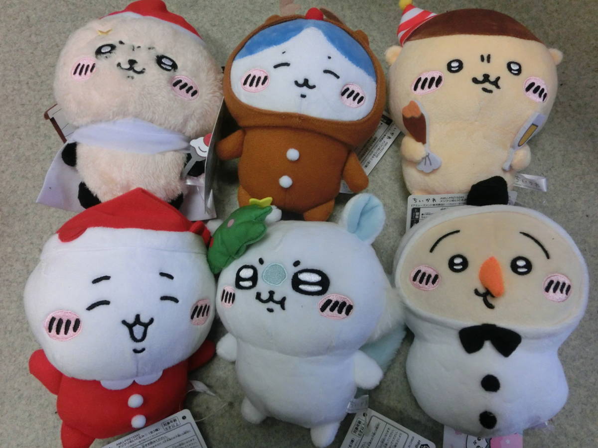未使用品 保管品 プライズ品 ちいかわ メリクリぬいぐるみ1 2 モモンガ 
