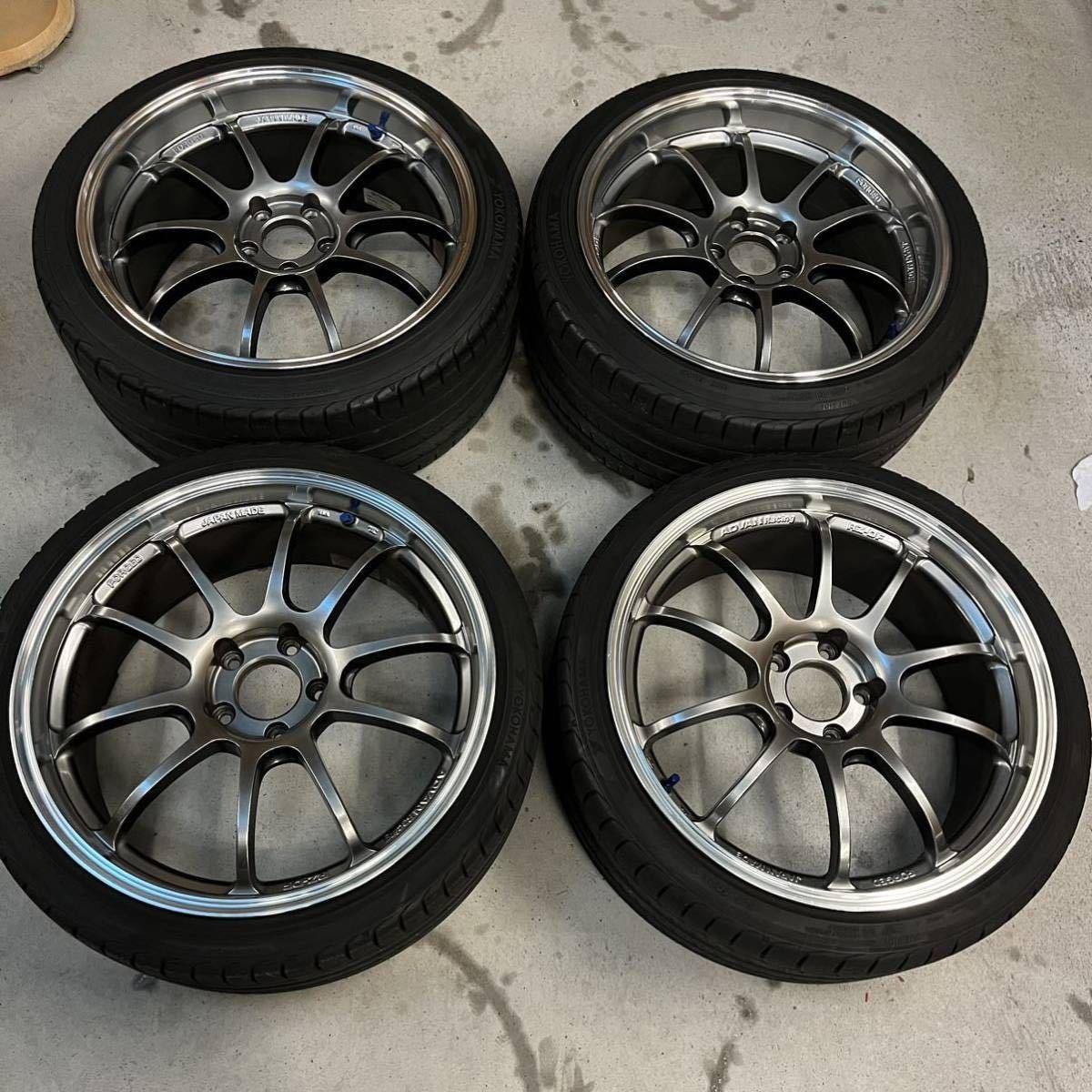 ヨコハマ ADVAN RZ-DF FORGED 鍛造 19インチ 4本セット 8.5j+38 9.5j+ 