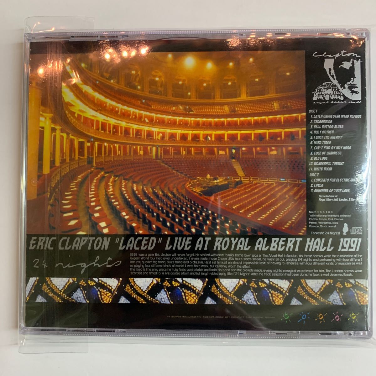 ERIC CLAPTON / LACED 2CD Mid Valley Records MVR-168/169 2003年度