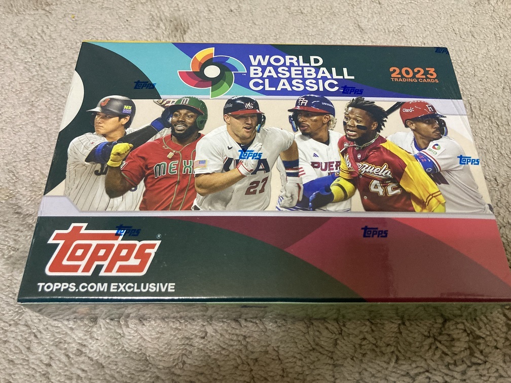 送料無料 topps 2023 Topps World Baseball Classic BOX 未開封 
