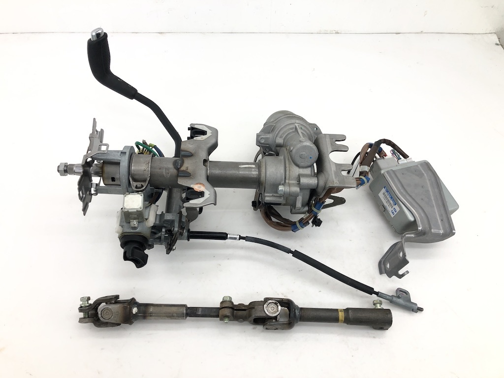 _b163319 ダイハツ ムーヴコンテ X リミテッド L575S ステアリングシャフト キーシリンダー パワステモーター コンピューター 45250-B2750_1