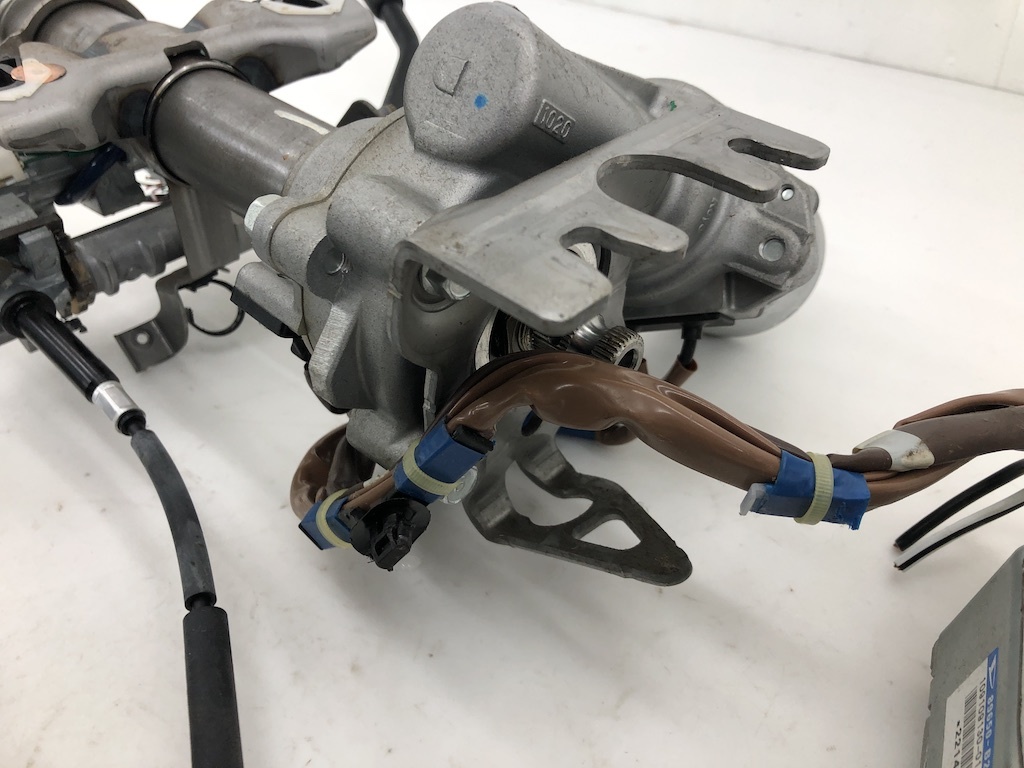 _b163319 ダイハツ ムーヴコンテ X リミテッド L575S ステアリングシャフト キーシリンダー パワステモーター コンピューター 45250-B2750_3