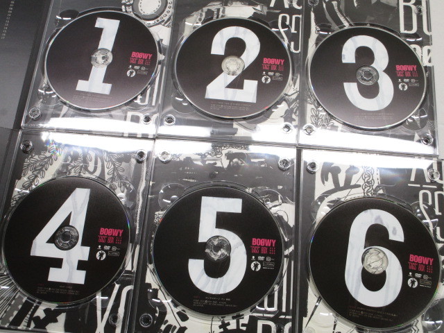 BOOWY GIGS BOX 完全生産限定 DVD 8枚組 (豪華BOX仕様) 付録『HYSTERIA