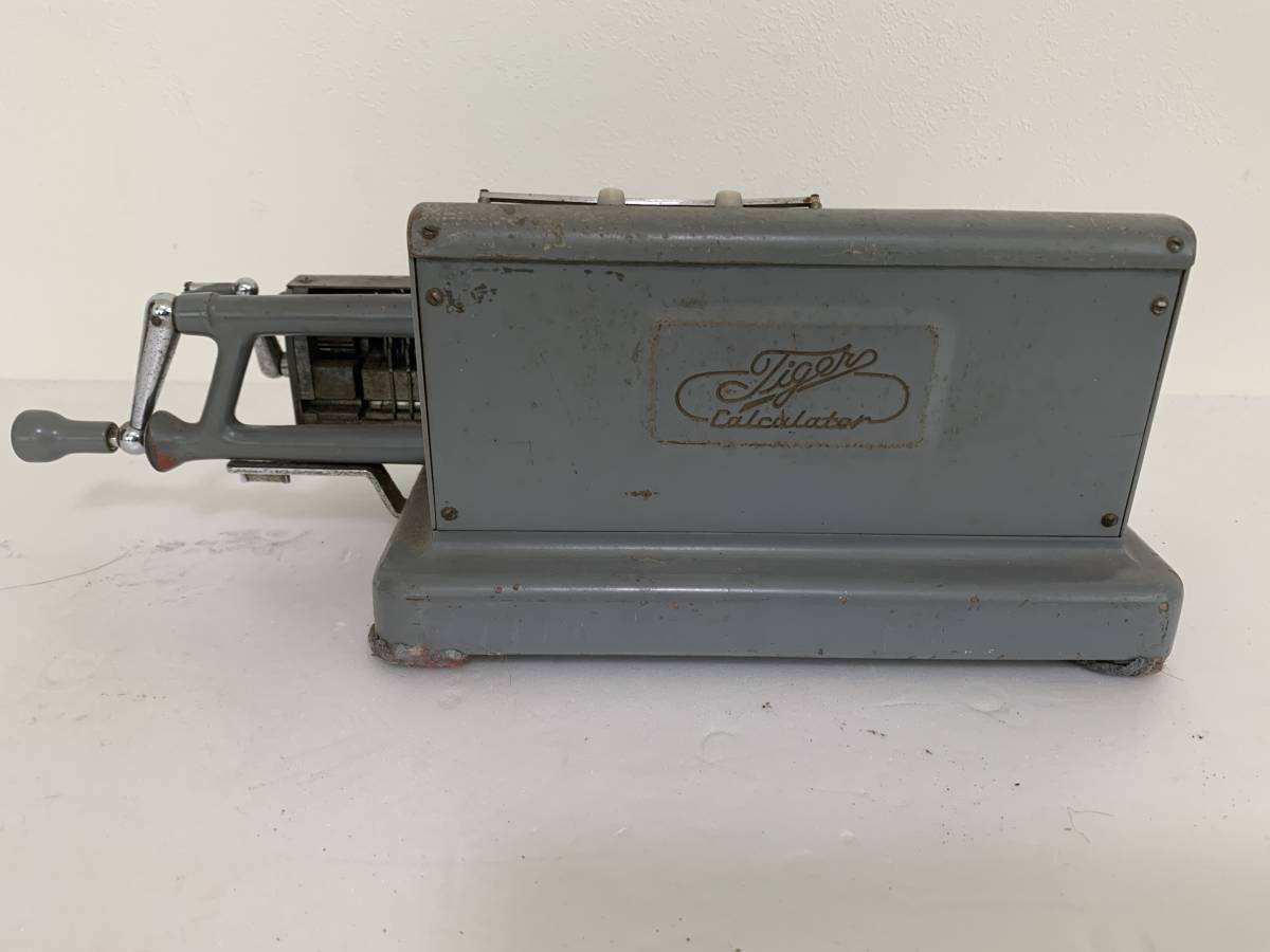 TIGER タイガー calculator カリキュレーター 機械式計算機 手回し