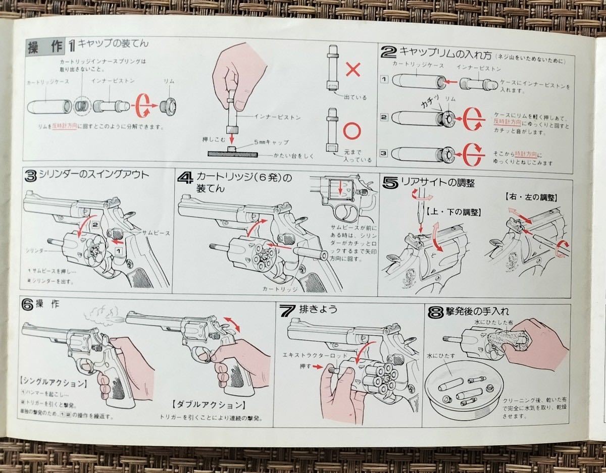 CMC S&W .357 COMBAT MAGNUM M19 マニュアル_4