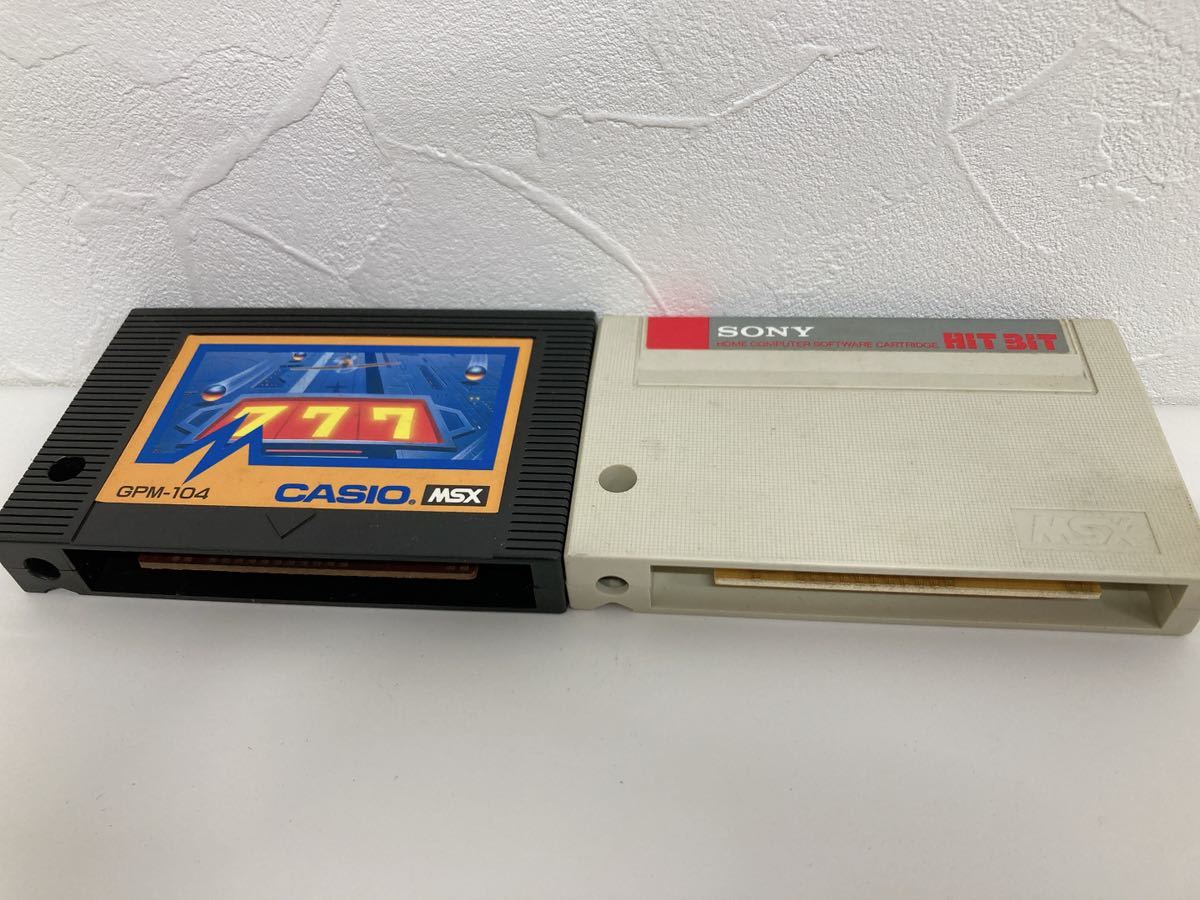 1円出品】 MSX ゲーム カセット ソフト まとめ売り 5点セット ゼクサス