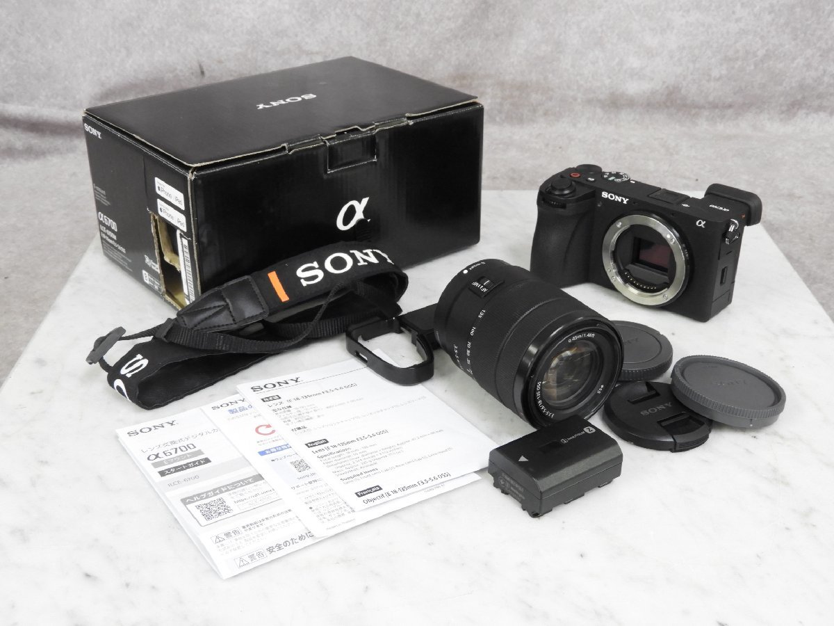 ☆ SONY ソニー α6700 ミラーレス一眼カメラ ＋ レンズ E3.5-5.6 / 18 