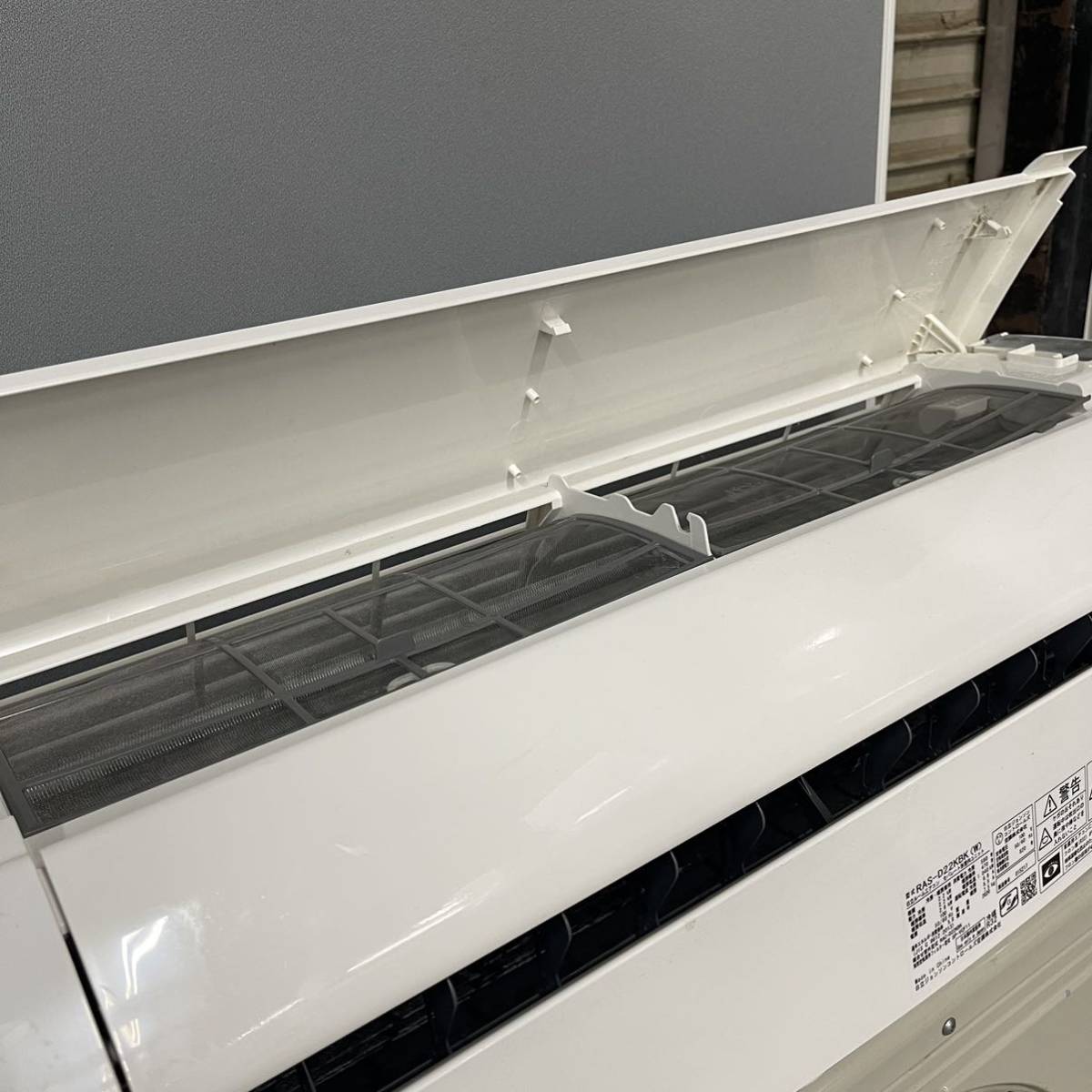 1円スタート！】HITACHI 日立 ルームエアコン 白くまくん RAS-D22KBK(W