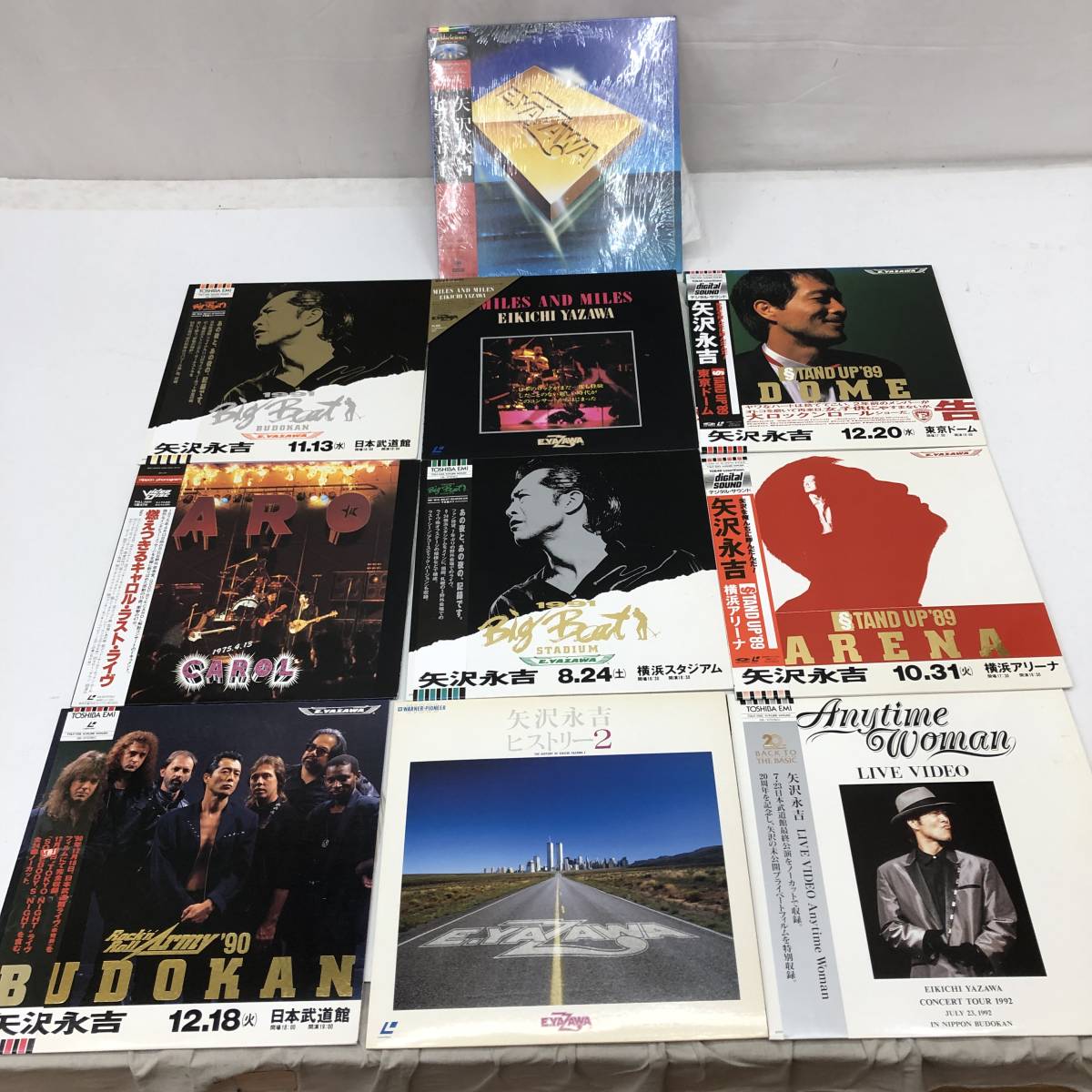 10点セット】矢沢永吉 CAROL LD レーザーディスク まとめ/1991BIG BEAT 