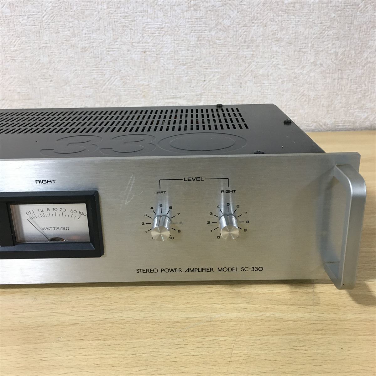 Toshiba 東芝 AUREX オーレックス power amplifier SC-330 パワー