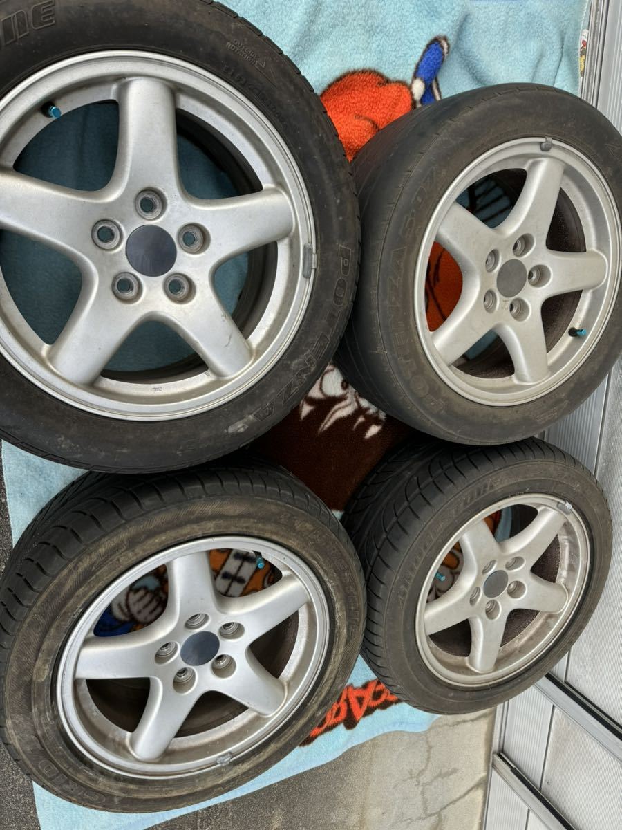 マツダ FD3S RX-7 後期(6型) 16インチ 純正ホイール 225/50R16 4本