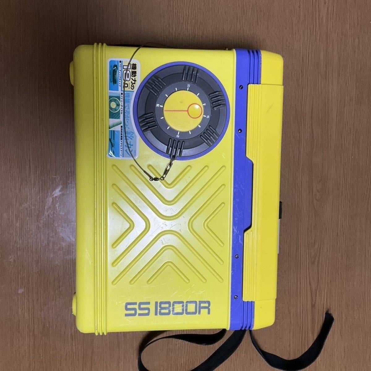 ダイワ　DAIWA 囮缶　オトリ缶　SS1800R 　+　DAIWAエアーポンプ　JETAIR214M 　+　SHIMANO キャリーケース　WADER CASE 　中古一式_1