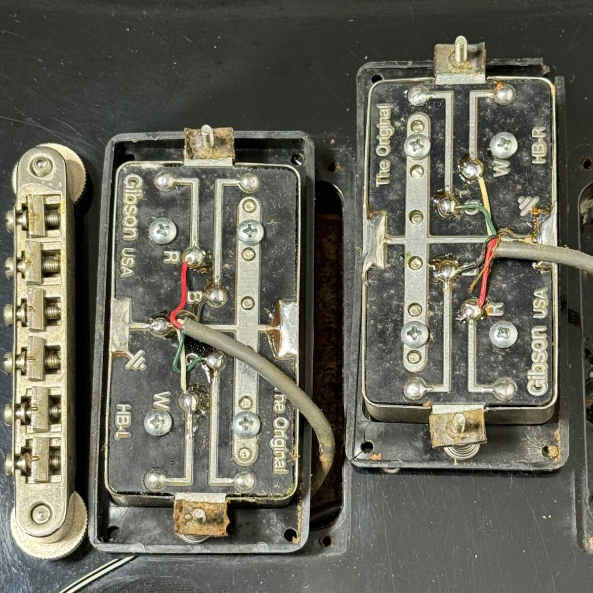 希少 Orville by Gibson SG STANDARD 1989年製 日本製 Gibson基盤 PU 搭載 スモールピックガード オービル by ギブソン_6