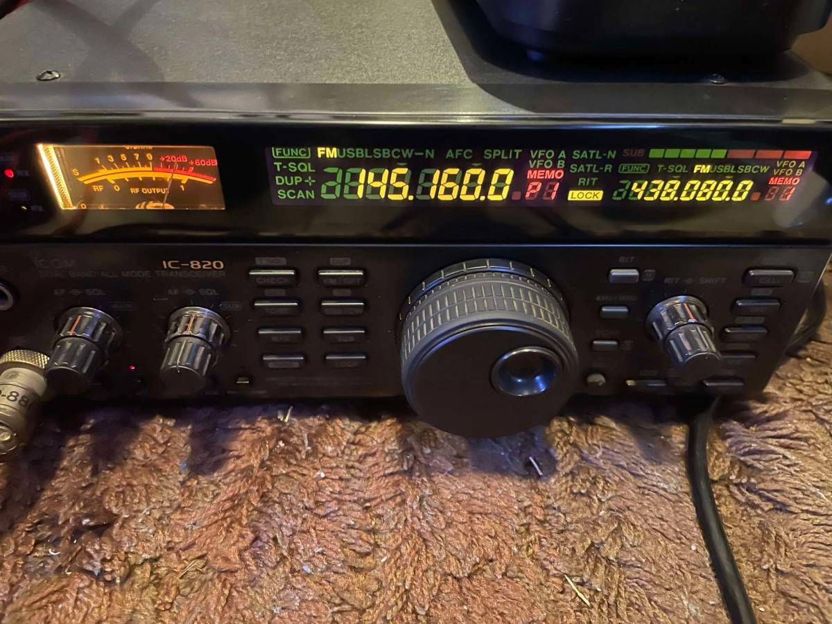 現状品 アイコム 無線機 IC-820 DUAL ALL MODE トランシーバー ICOM