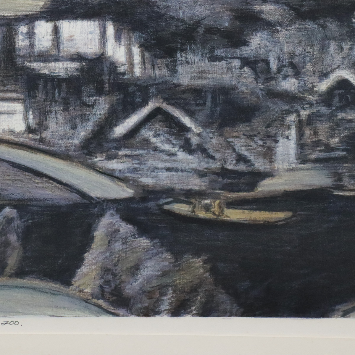 宙】真作保証 田崎広助(田崎廣助)「富士山」大判 リトグラフ 8/200